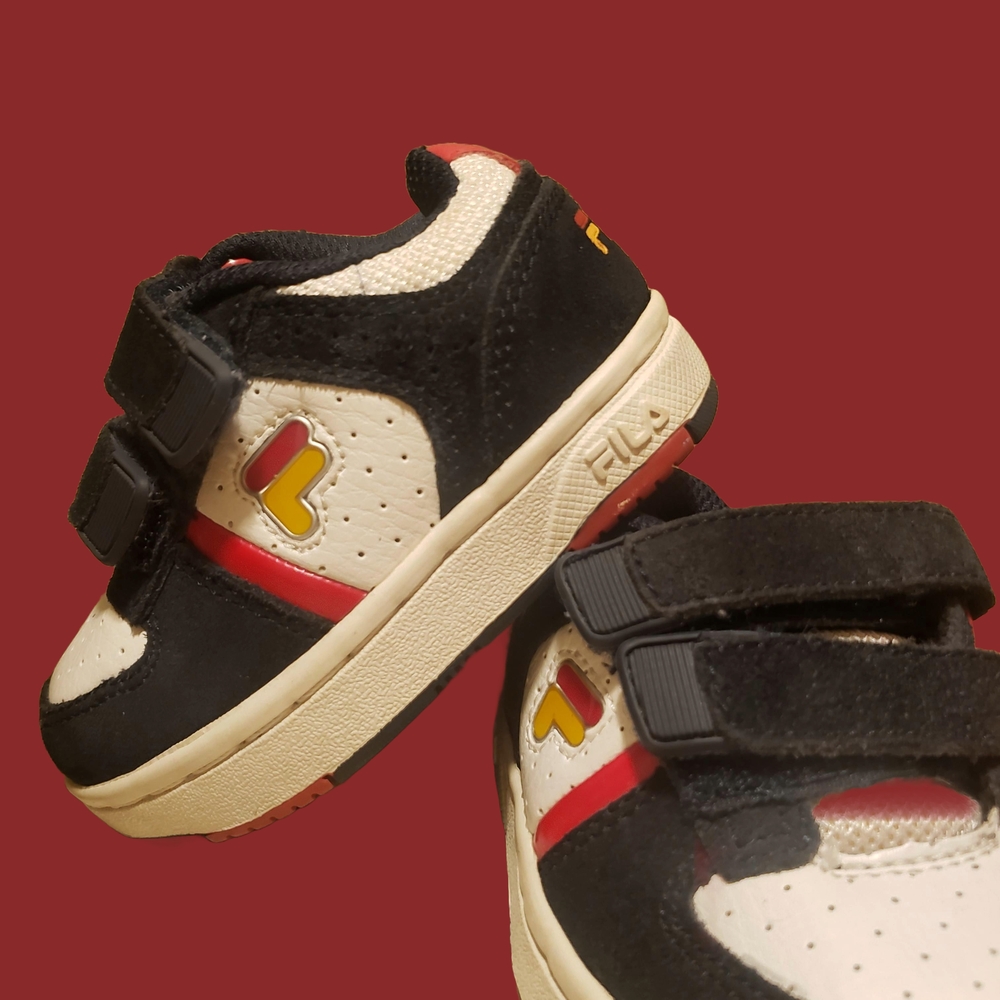 Fila Kids Black and White Sneakers - Picture 1 of 3